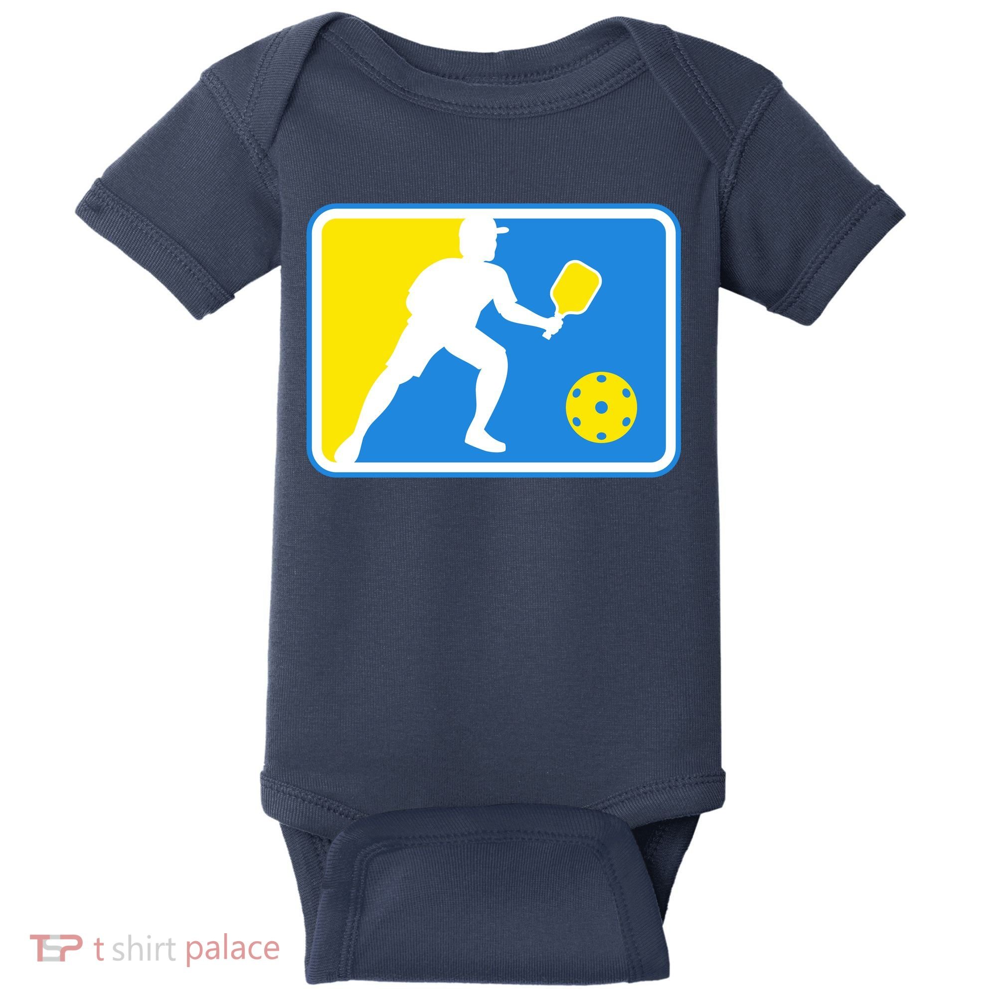 Pickleball Logo Baby Bodysuit