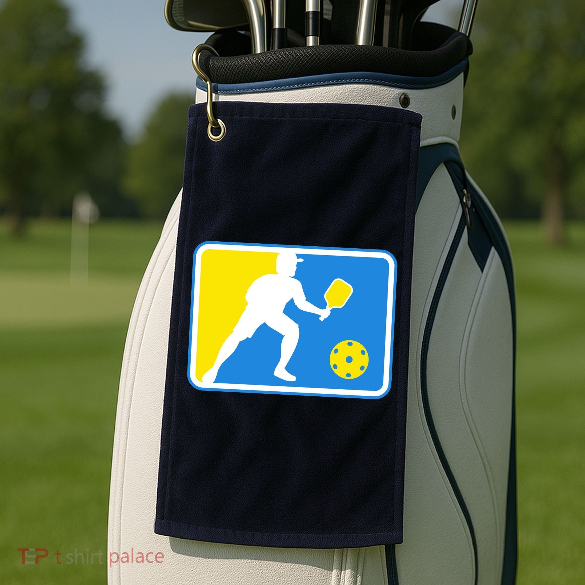 Pickleball Logo Golf Towel