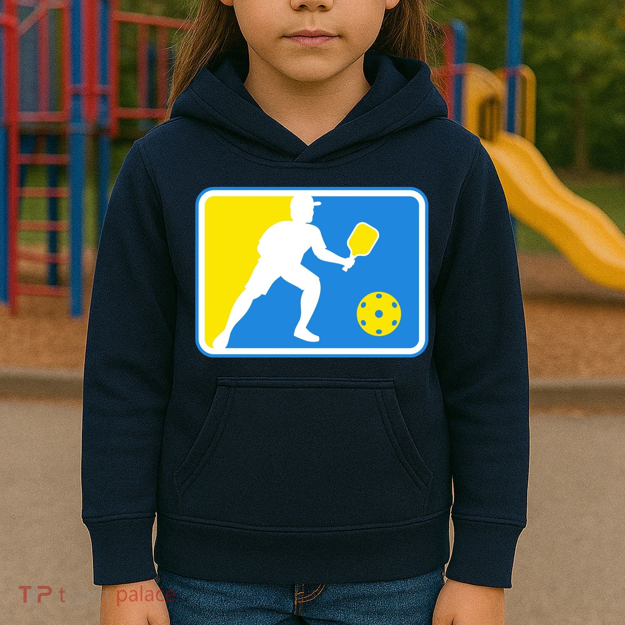 Pickleball Logo Kids Hoodie