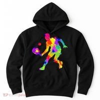 Pickleball Ladies Peace Love Pickleball Tie Dye Hoodie thumb 0