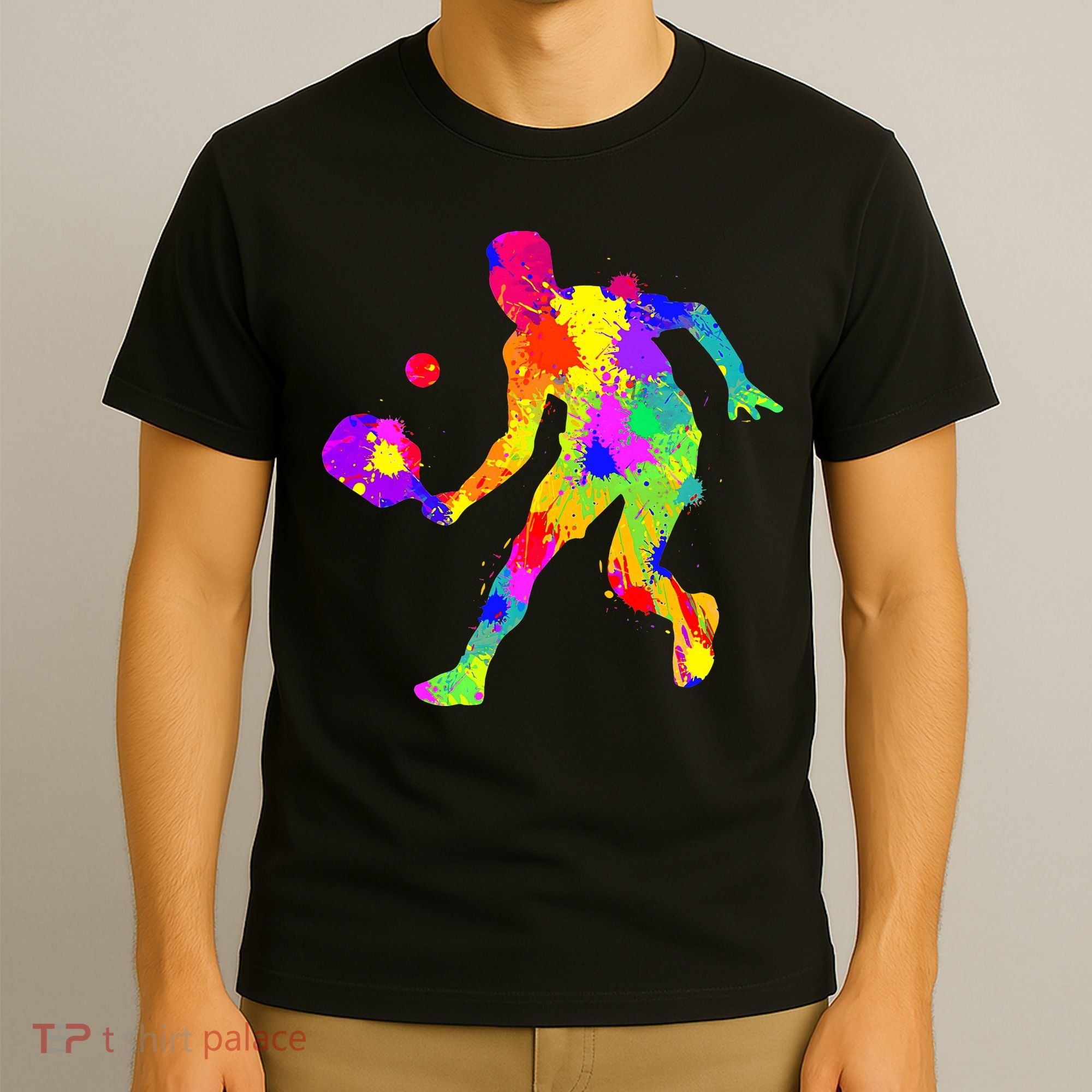 Pickleball Ladies Peace Love Pickleball Tie Dye T-Shirt