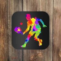 Pickleball Ladies Peace Love Pickleball Tie Dye Coaster thumb 0