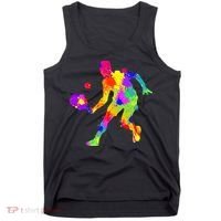 Pickleball Ladies Peace Love Pickleball Tie Dye Tank Top thumb 0