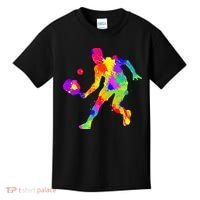 Pickleball Ladies Peace Love Pickleball Tie Dye Kids T-Shirt thumb 0