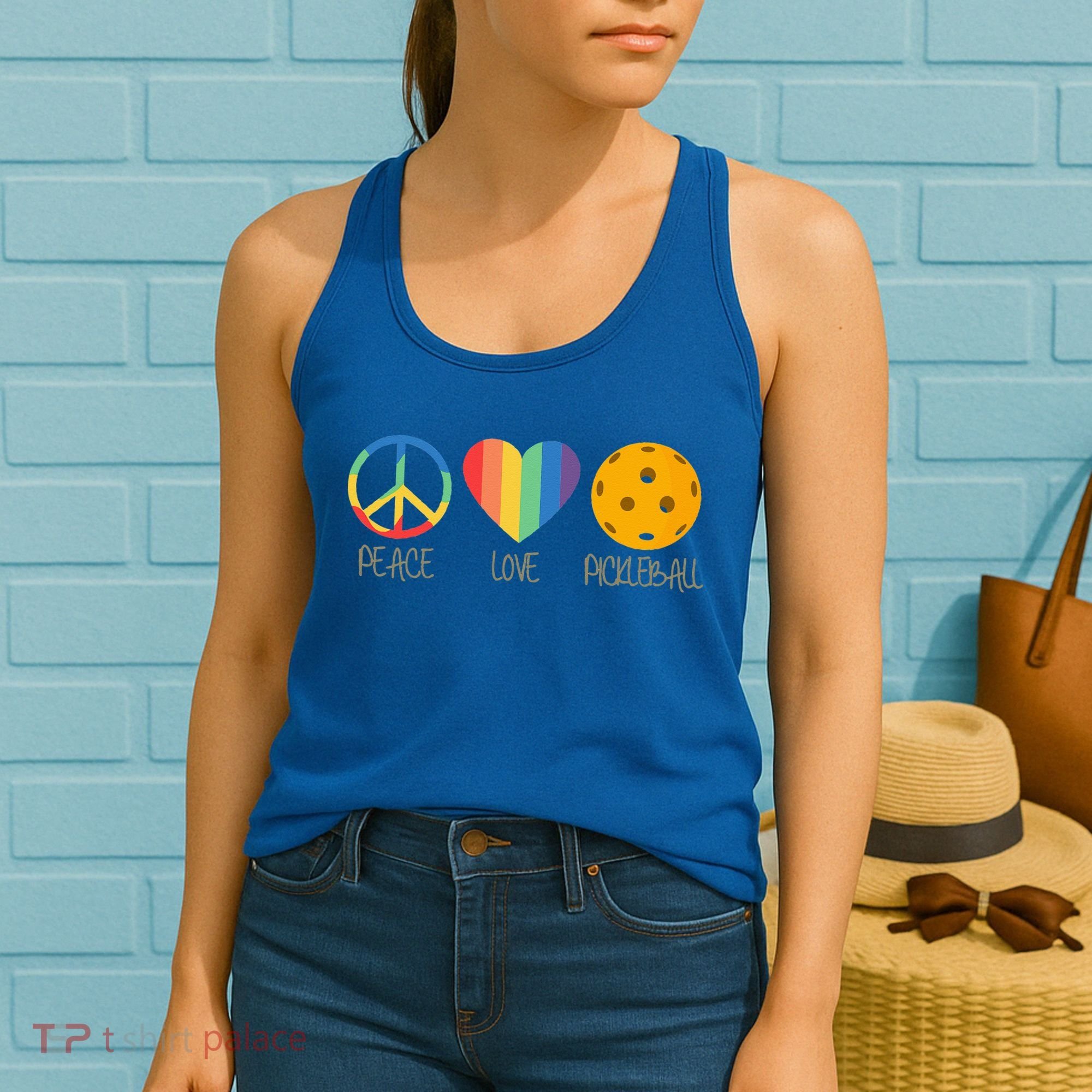 Peace Love Pickleball Women's Tank Top