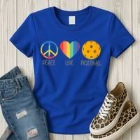 Peace Love Pickleball Women's T-Shirt thumb 3