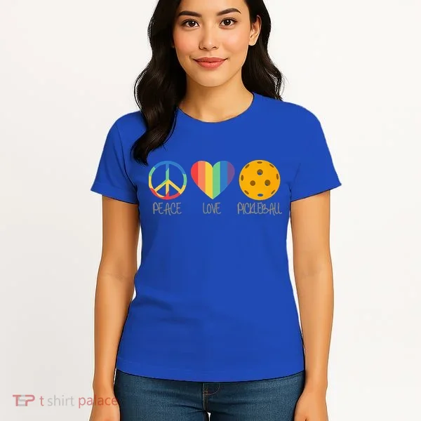 Peace Love Pickleball Women's T-Shirt
