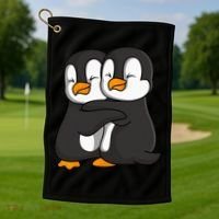 Penguin Lover Golf Towel thumb 1