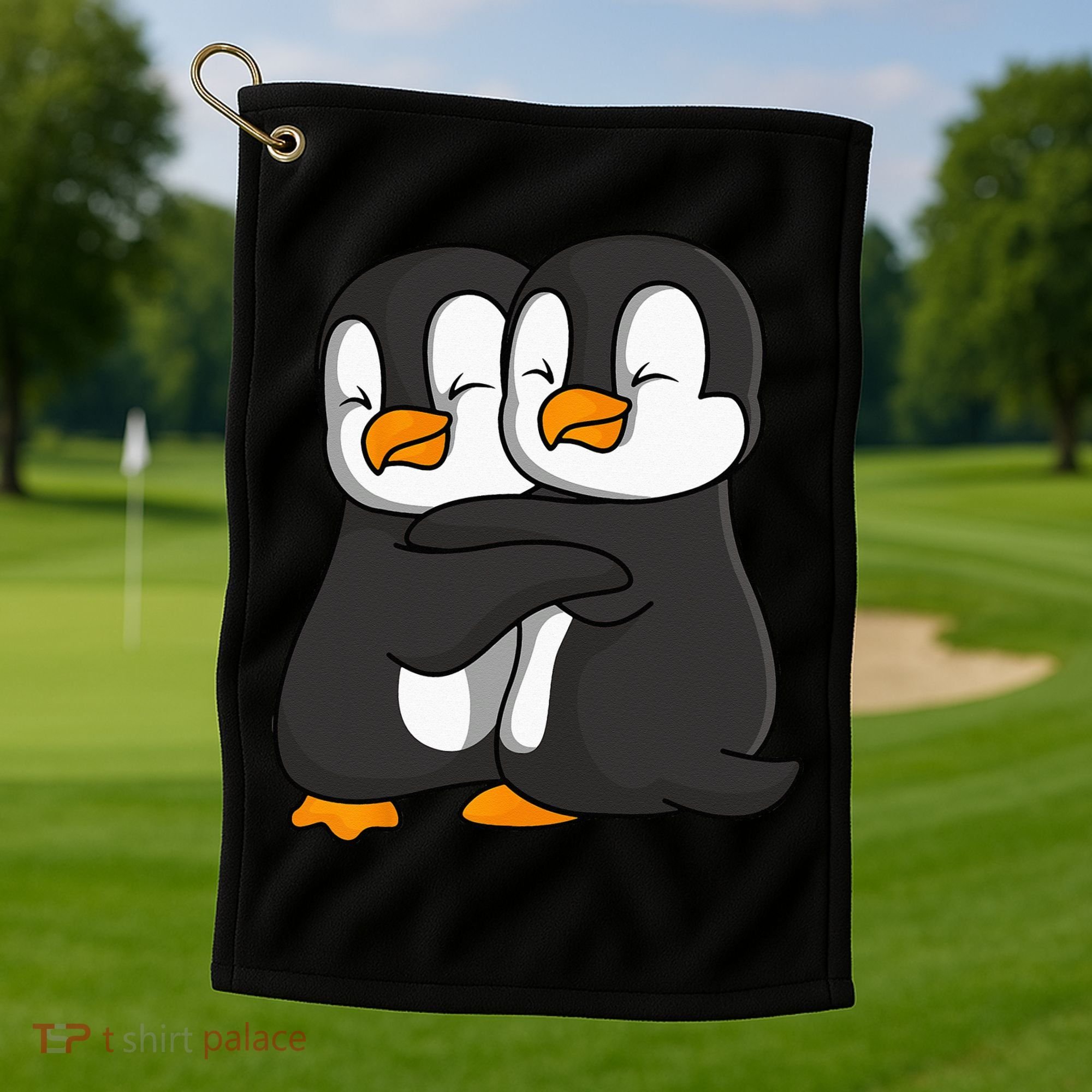 Penguin Lover Golf Towel