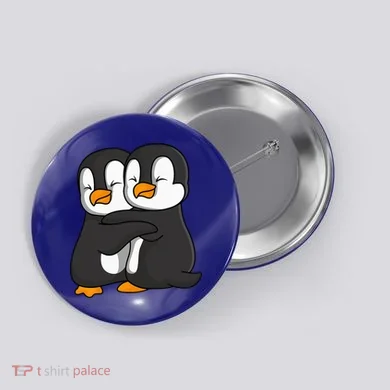 Penguin Lover Button