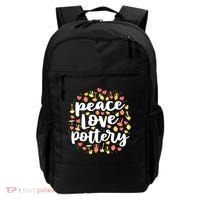 Peace Love Pottery For Women Pots Gift Ceramic Artist Backpack thumb 0