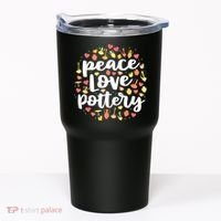 Peace Love Pottery For Women Pots Gift Ceramic Artist Tumbler thumb 0