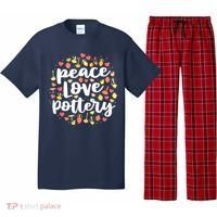 Peace Love Pottery For Women Pots Gift Ceramic Artist Pajama Set thumb 0