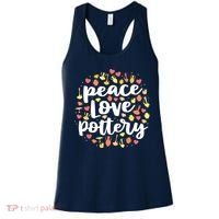 Peace Love Pottery For Women Pots Gift Ceramic Artist Women's Tank Top thumb 0