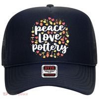 Peace Love Pottery For Women Pots Gift Ceramic Artist Hat thumb 0