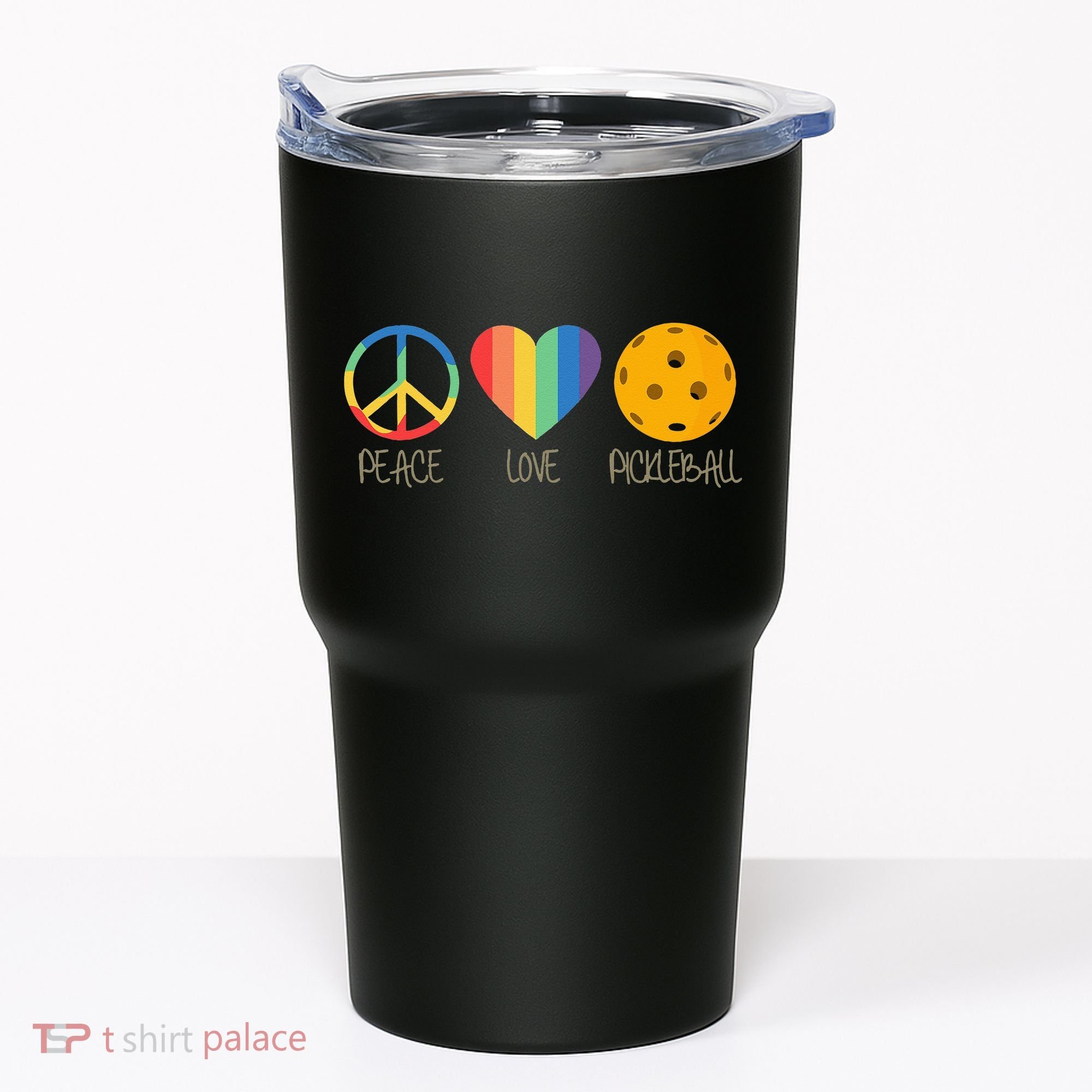 Peace Love Pickleball Tumbler