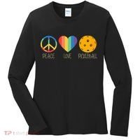 Peace Love Pickleball Women's Long Sleeve Shirt thumb 0