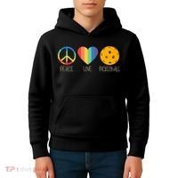Peace Love Pickleball Kids Hoodie thumb 4