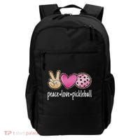 Peace Love Pickleball Cute Pickleball Lover Women Backpack thumb 0
