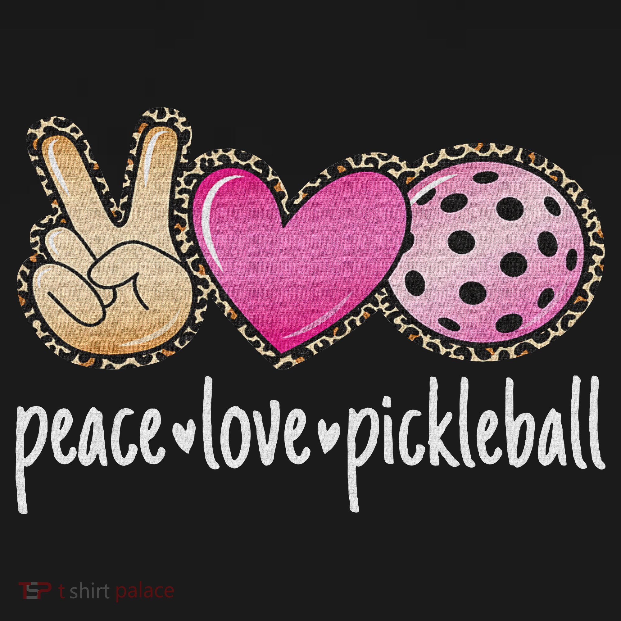 Peace Love Pickleball Cute Pickleball Lover Women Women's Tank Top