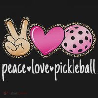 Peace Love Pickleball Cute Pickleball Lover Women Visor thumb 3