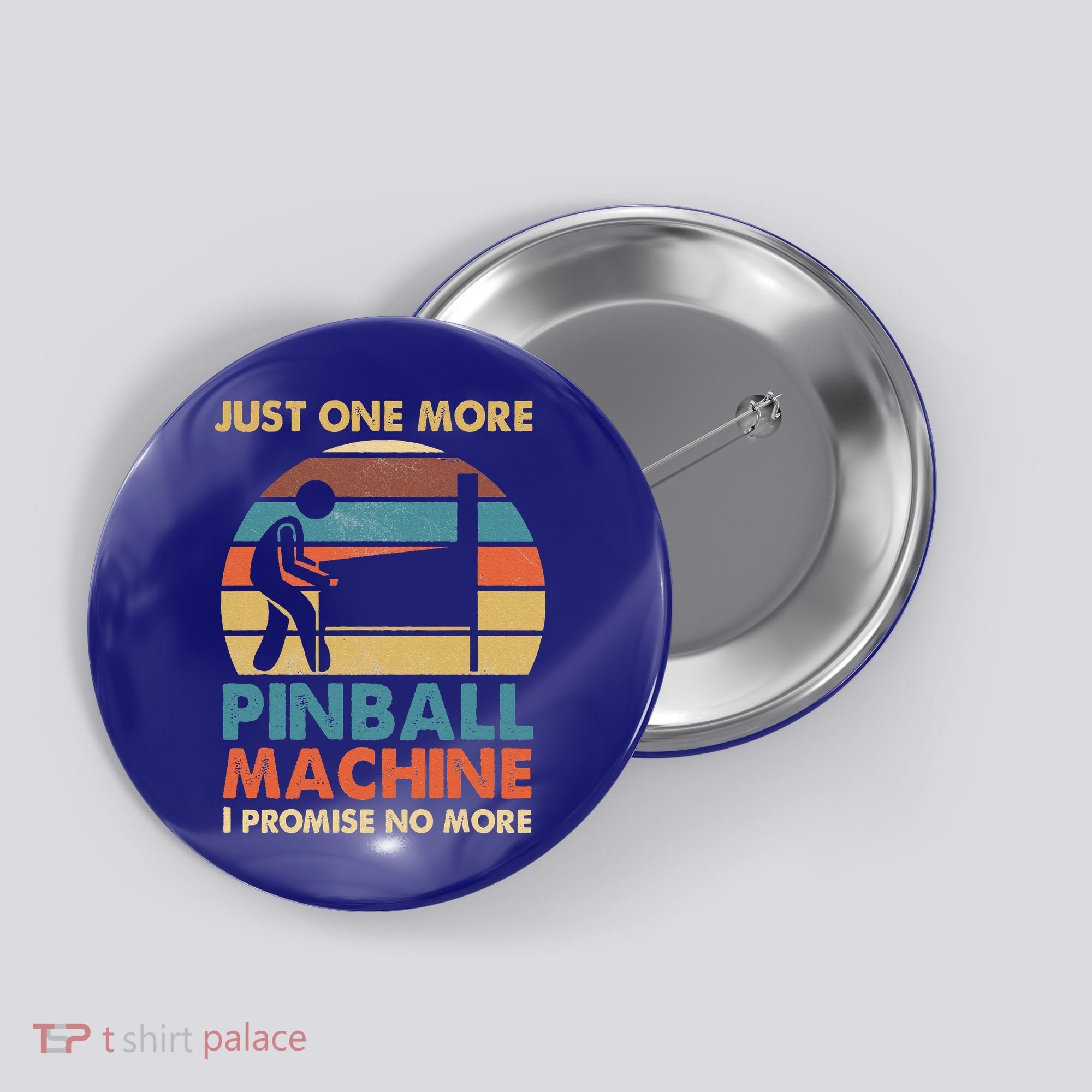 Pinball Lovers Pub Sports Pinball Button