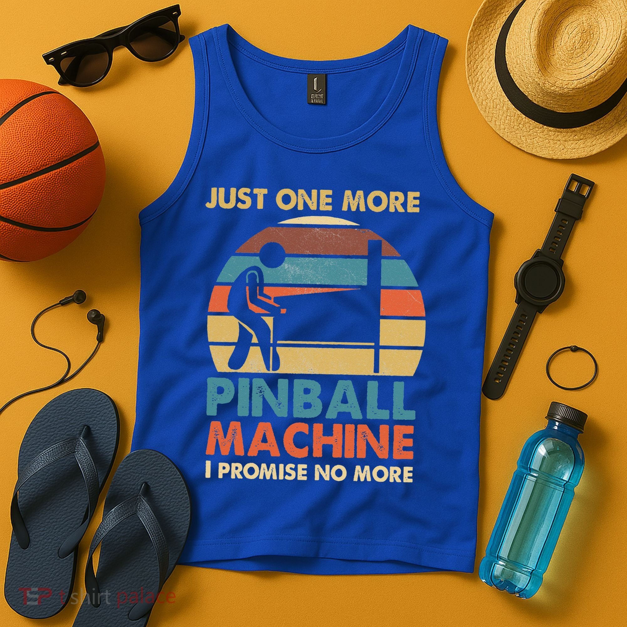 Pinball Lovers Pub Sports Pinball Tank Top