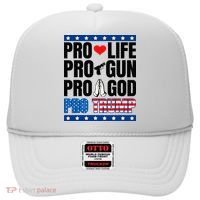 Pro Life Pro Gun Pro God Pro Trump Hat thumb 0