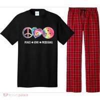 Peace Love Pickleball Funny Pickleball Tie Dye Great Gift Pajama Set thumb 0