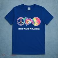 Peace Love Pickleball Funny Pickleball Tie Dye Great Gift T-Shirt thumb 5