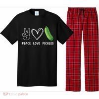 Peace Love Pickles Retro Pickles Lover Food Lover Pajama Set thumb 0