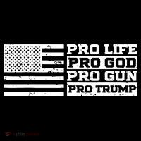 Pro Life Pro God Pro Gun Pro Trump Hoodie thumb 7