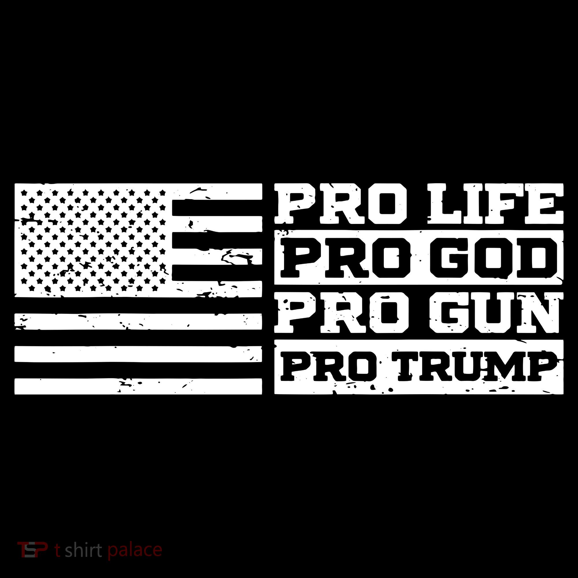 Pro Life Pro God Pro Gun Pro Trump Women's Tank Top