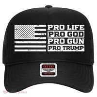 Pro Life Pro God Pro Gun Pro Trump Hat thumb 0