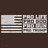 Pro Life Pro God Pro Gun Pro Trump Apron thumb 3