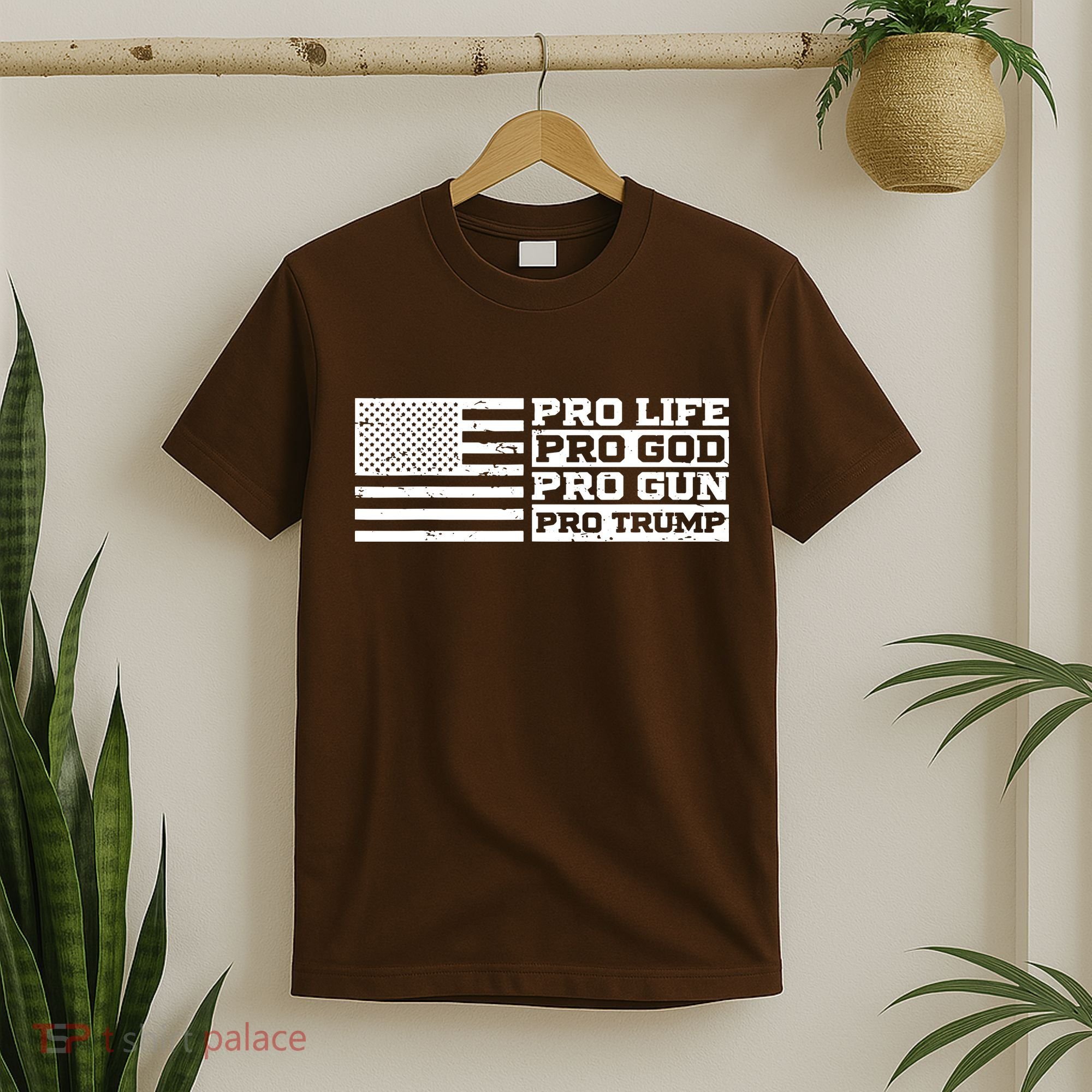 Pro Life Pro God Pro Gun Pro Trump T-Shirt
