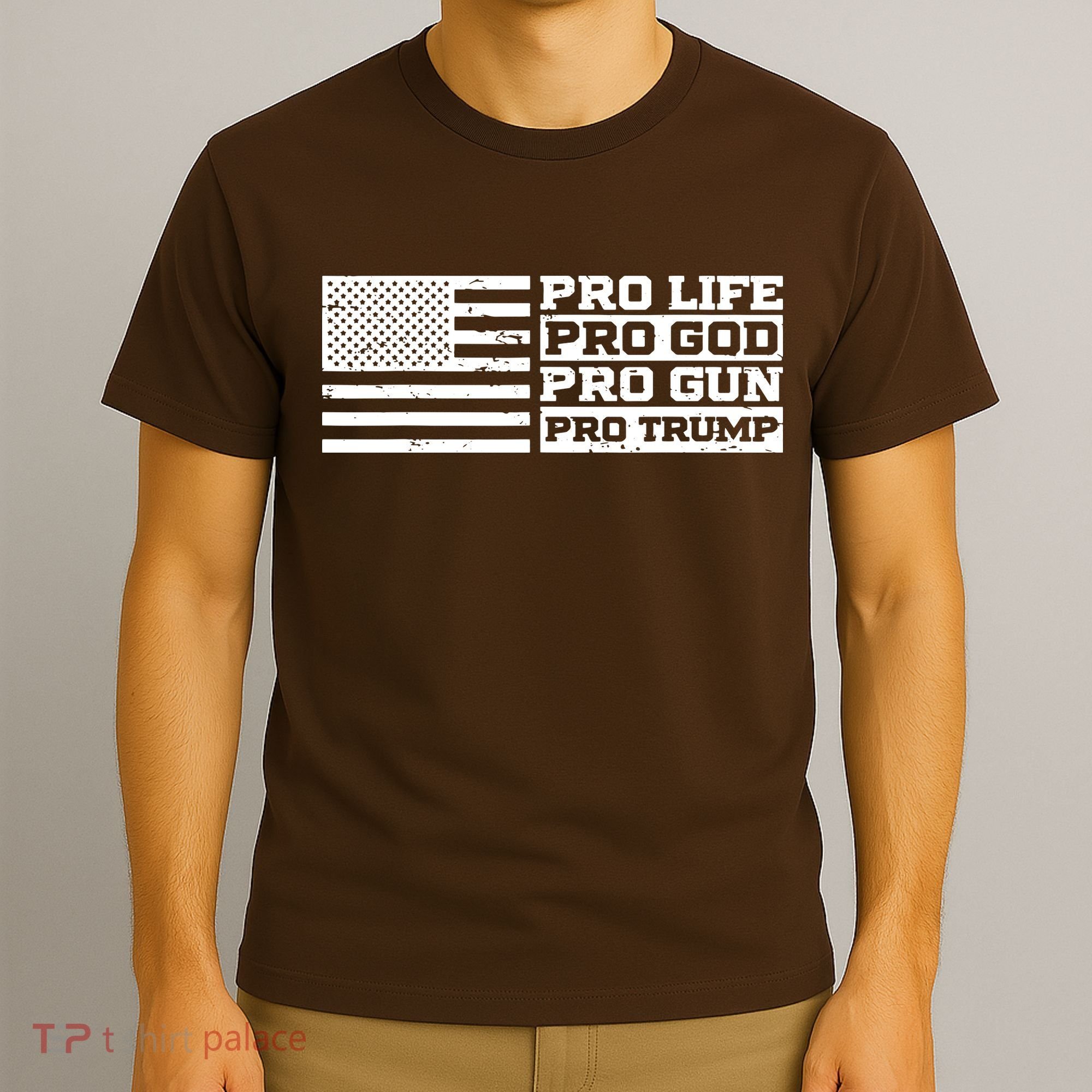 Pro Life Pro God Pro Gun Pro Trump T-Shirt