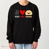 Peace Love Pierogi Women's Sweatshirt thumb 0