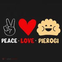 Peace Love Pierogi Hoodie thumb 2