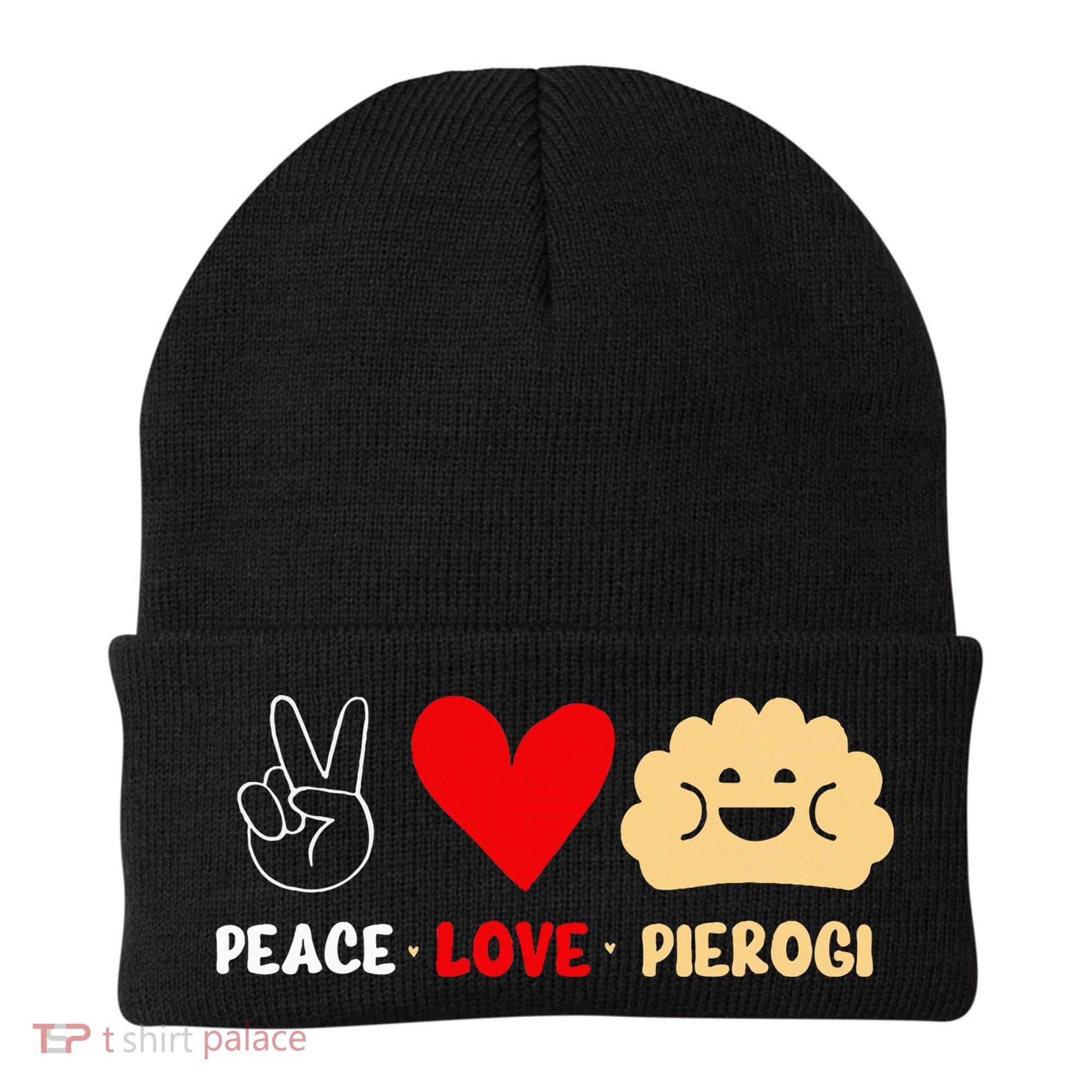 Peace Love Pierogi Beanie