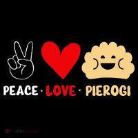 Peace Love Pierogi Baby Bodysuit thumb 2
