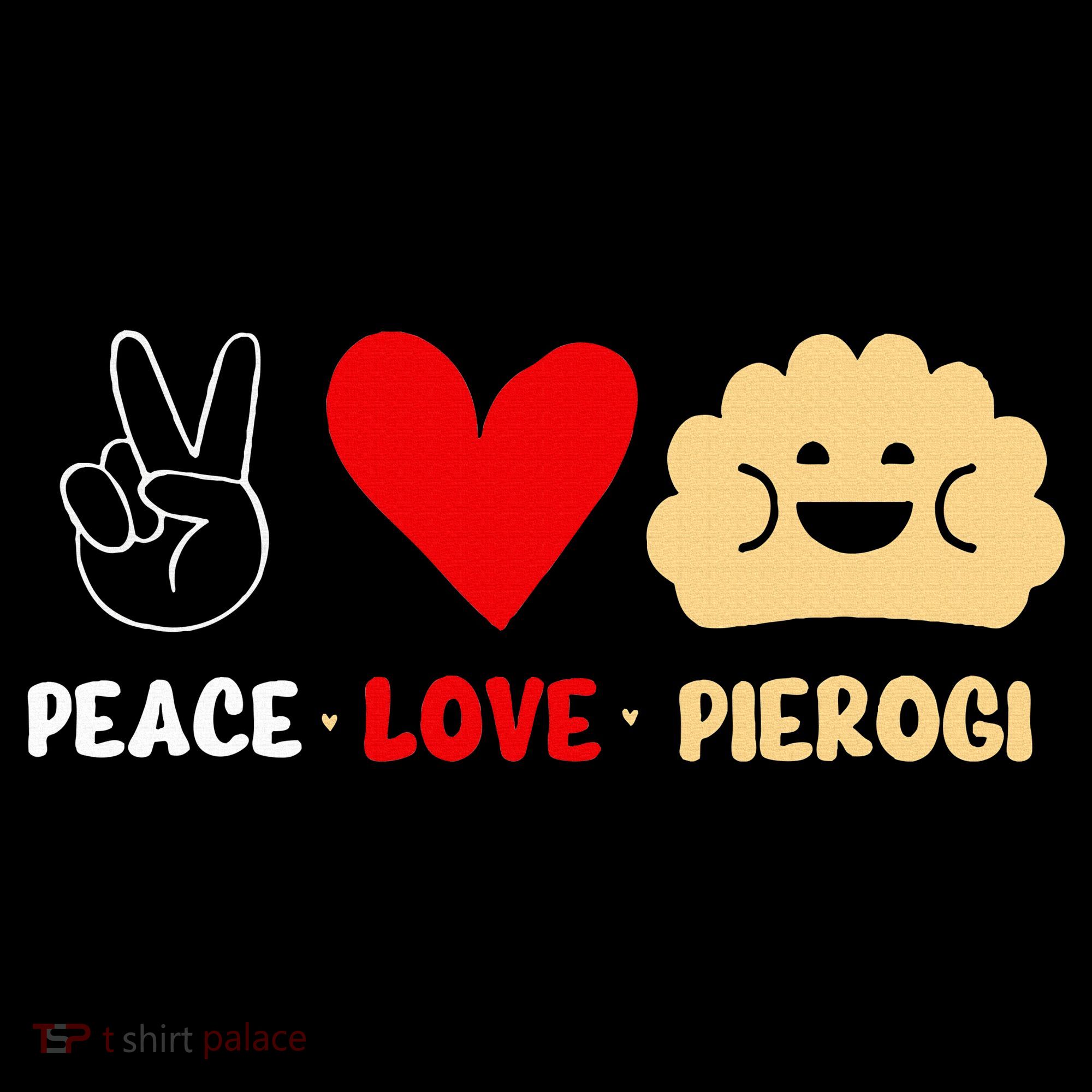 Peace Love Pierogi Visor