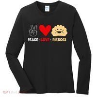 Peace Love Pierogi Women's Long Sleeve Shirt thumb 0