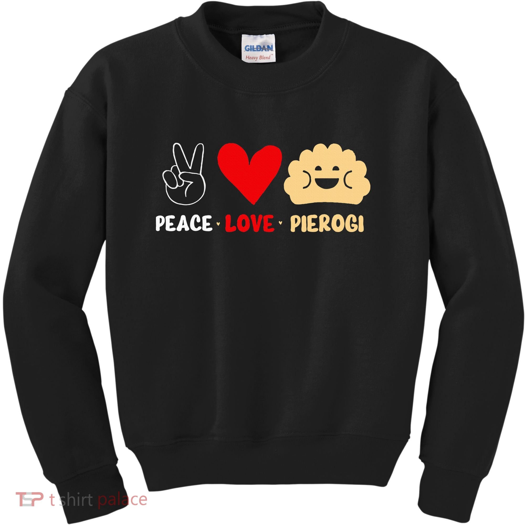 Peace Love Pierogi Kids Sweatshirt