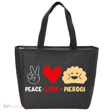 Peace Love Pierogi Tote Bag