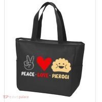 Peace Love Pierogi Tote Bag thumb 3