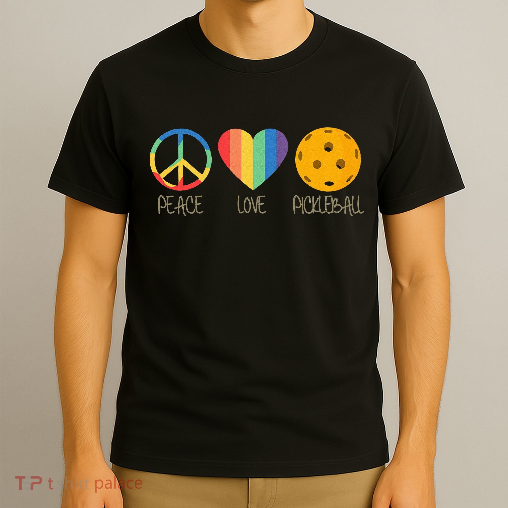 Peace Love Pickleball T-Shirt