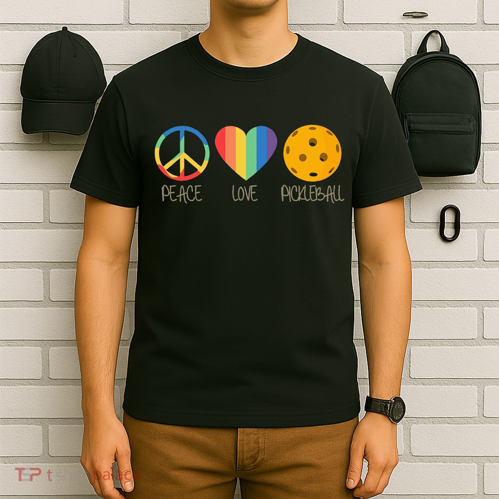 Peace Love Pickleball T-Shirt