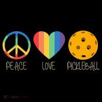 Peace Love Pickleball Toddler Hoodie thumb 2