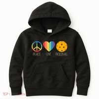 Peace Love Pickleball Kids Hoodie thumb 0